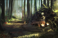 Star Wars Artwork Star Wars Artwork Forest Trooper